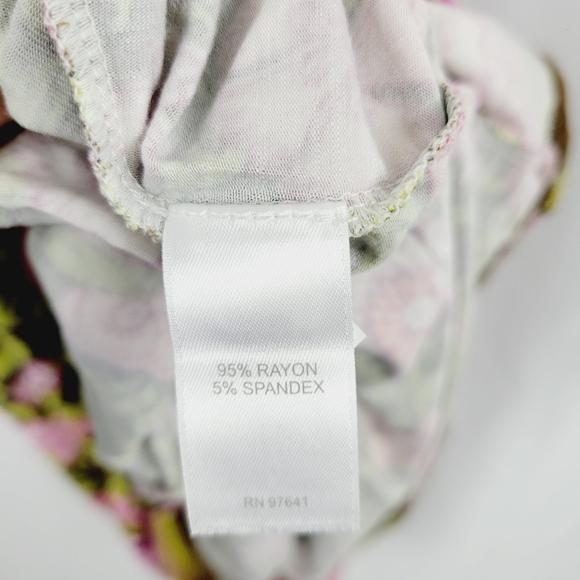 J.Jill green and pink floral dress size S - Picture 10 of 13